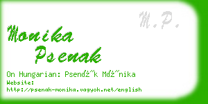 monika psenak business card